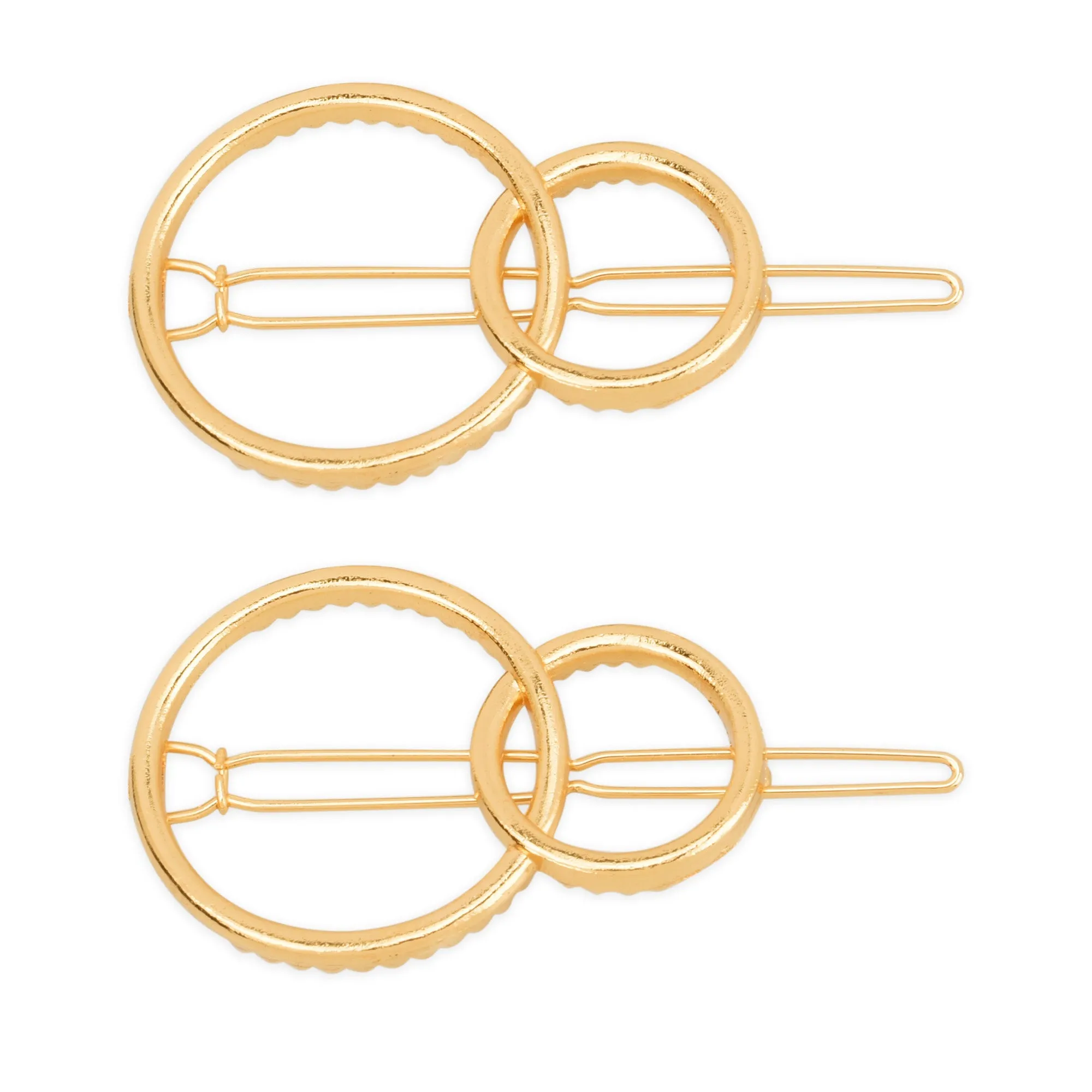 1 1/4" Alloy Geometric minimalistic hair clip Minimalist Hair Accessory Circle hair clip Ladies Hair Jewelry 5pcs 102911