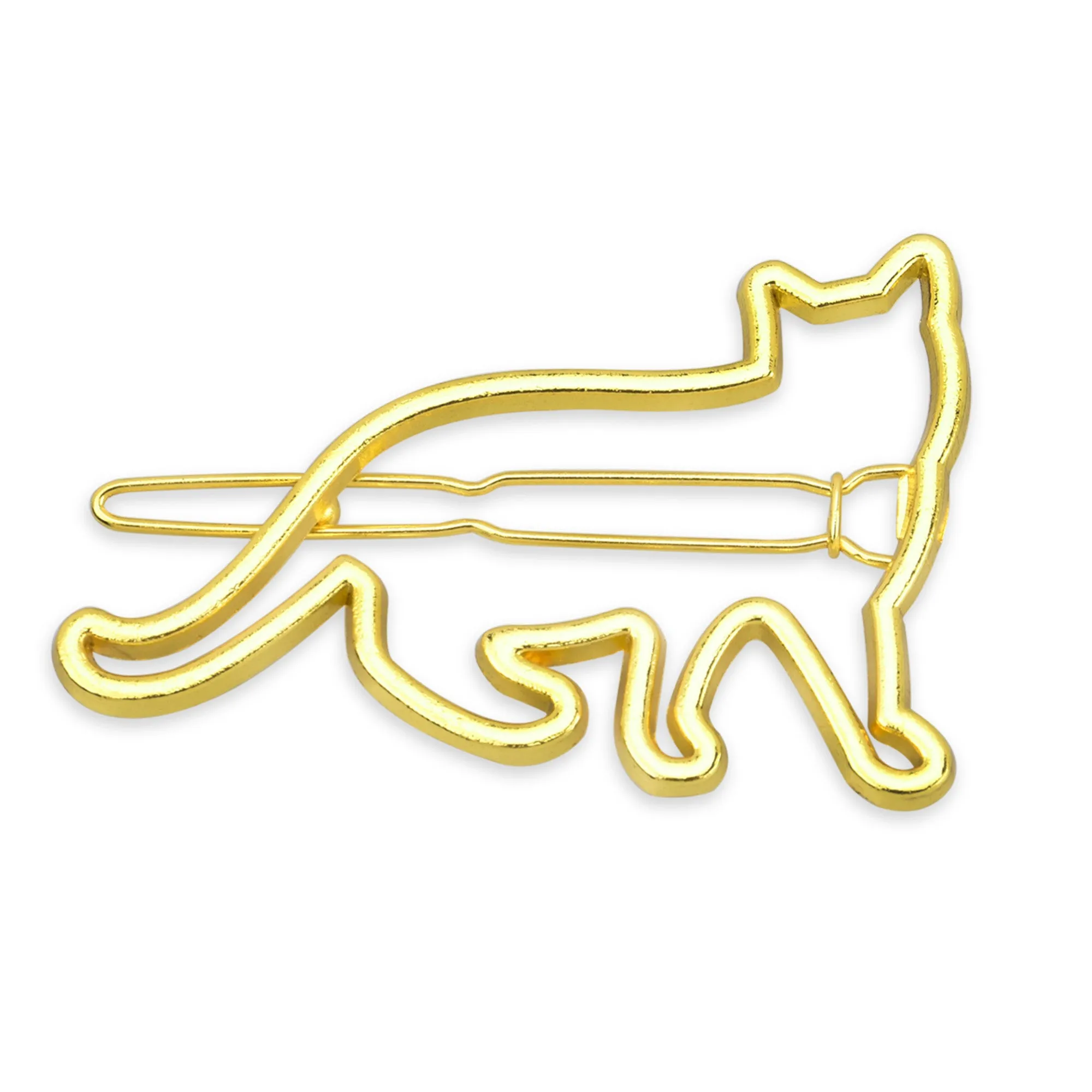 1 1/4"*2 " Alloy Cat Hair Clip Cat Clip geometric Hair Pin diy Hairstyle hair accessory Minimalist Jewelry 5pcs 102917