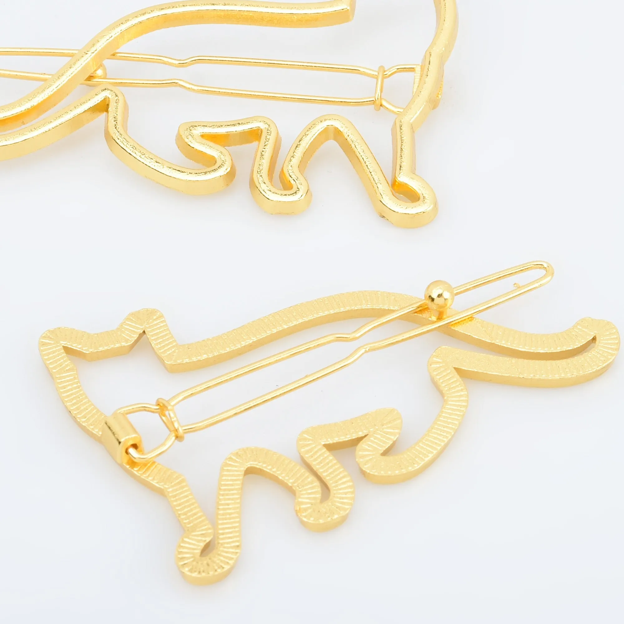 1 1/4"*2 " Alloy Cat Hair Clip Cat Clip geometric Hair Pin diy Hairstyle hair accessory Minimalist Jewelry 5pcs 102917