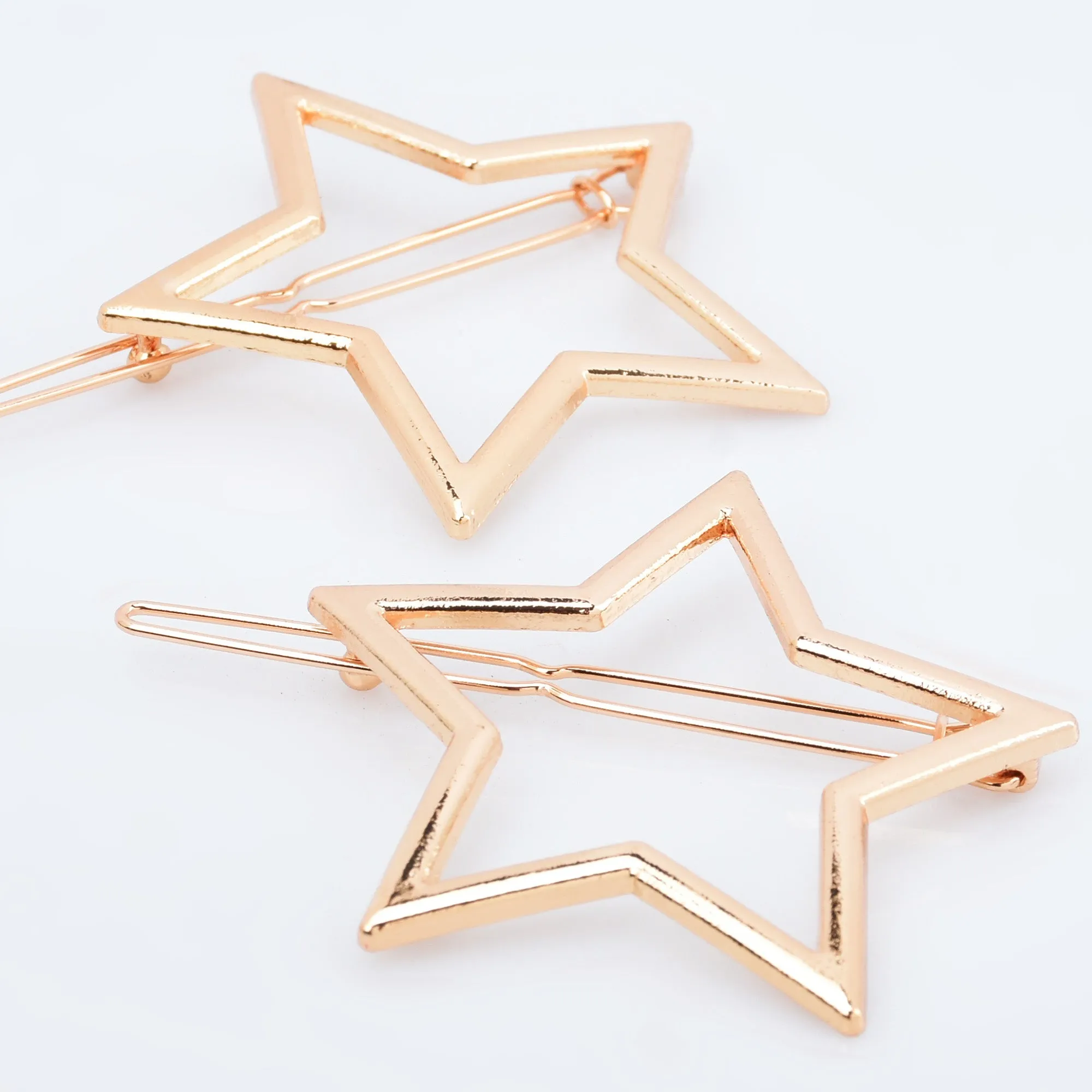 1 3/4" Alloy Circle hair clip Stylish Hair Clip Minimalist Hair Clips Hair star Hair Accessory 5pcs 102910