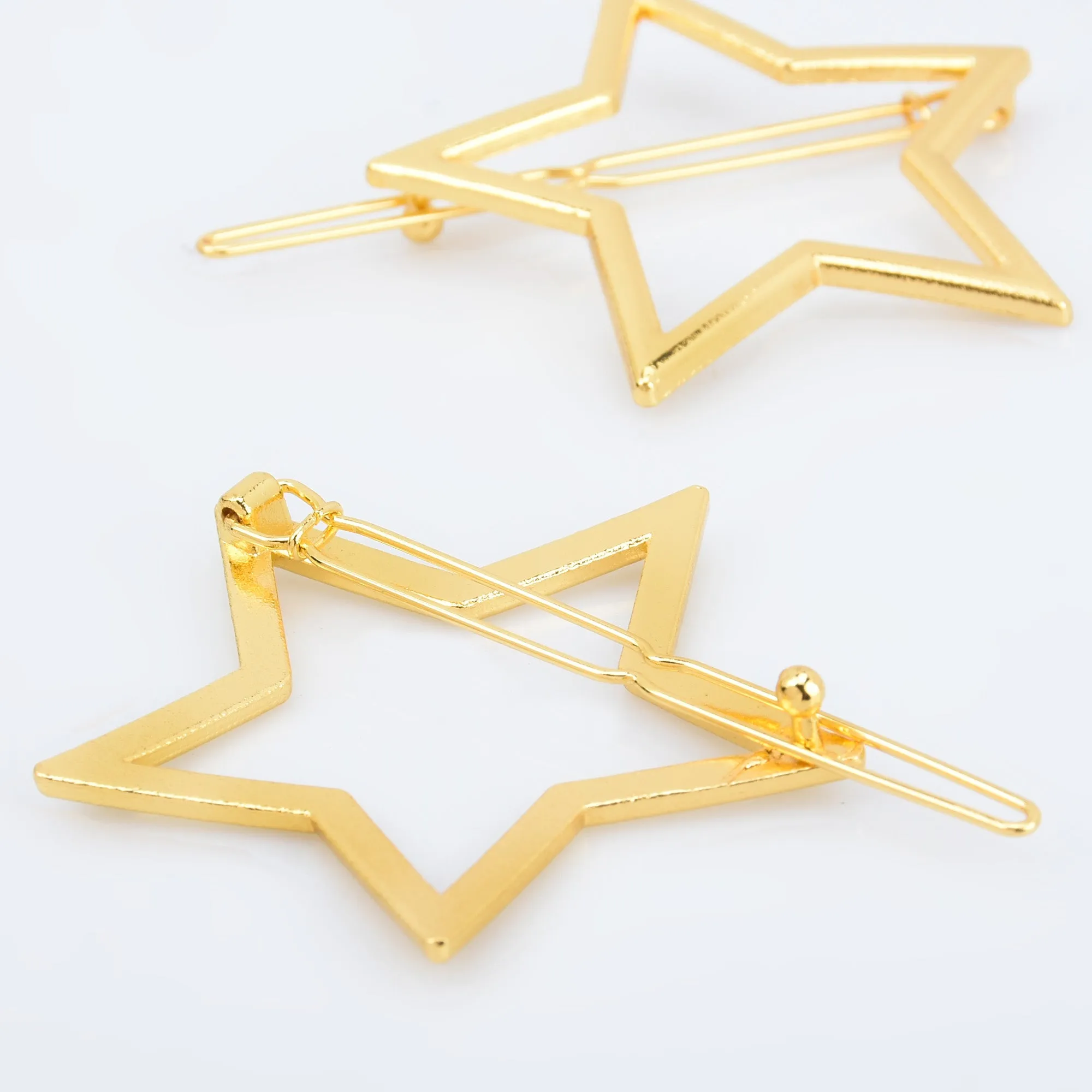 1 3/4" Alloy Circle hair clip Stylish Hair Clip Minimalist Hair Clips Hair star Hair Accessory 5pcs 102910