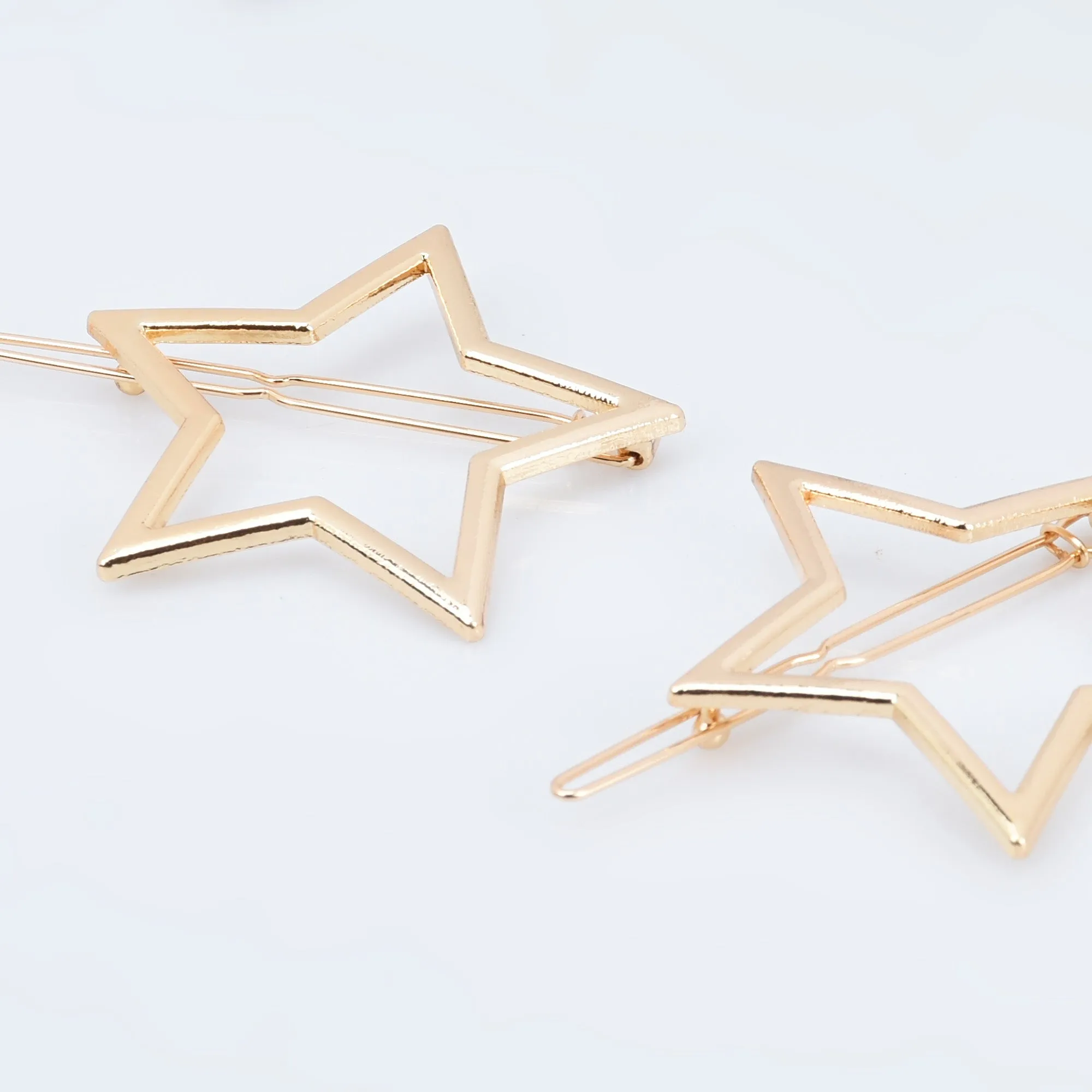 1 3/4" Alloy Circle hair clip Stylish Hair Clip Minimalist Hair Clips Hair star Hair Accessory 5pcs 102910