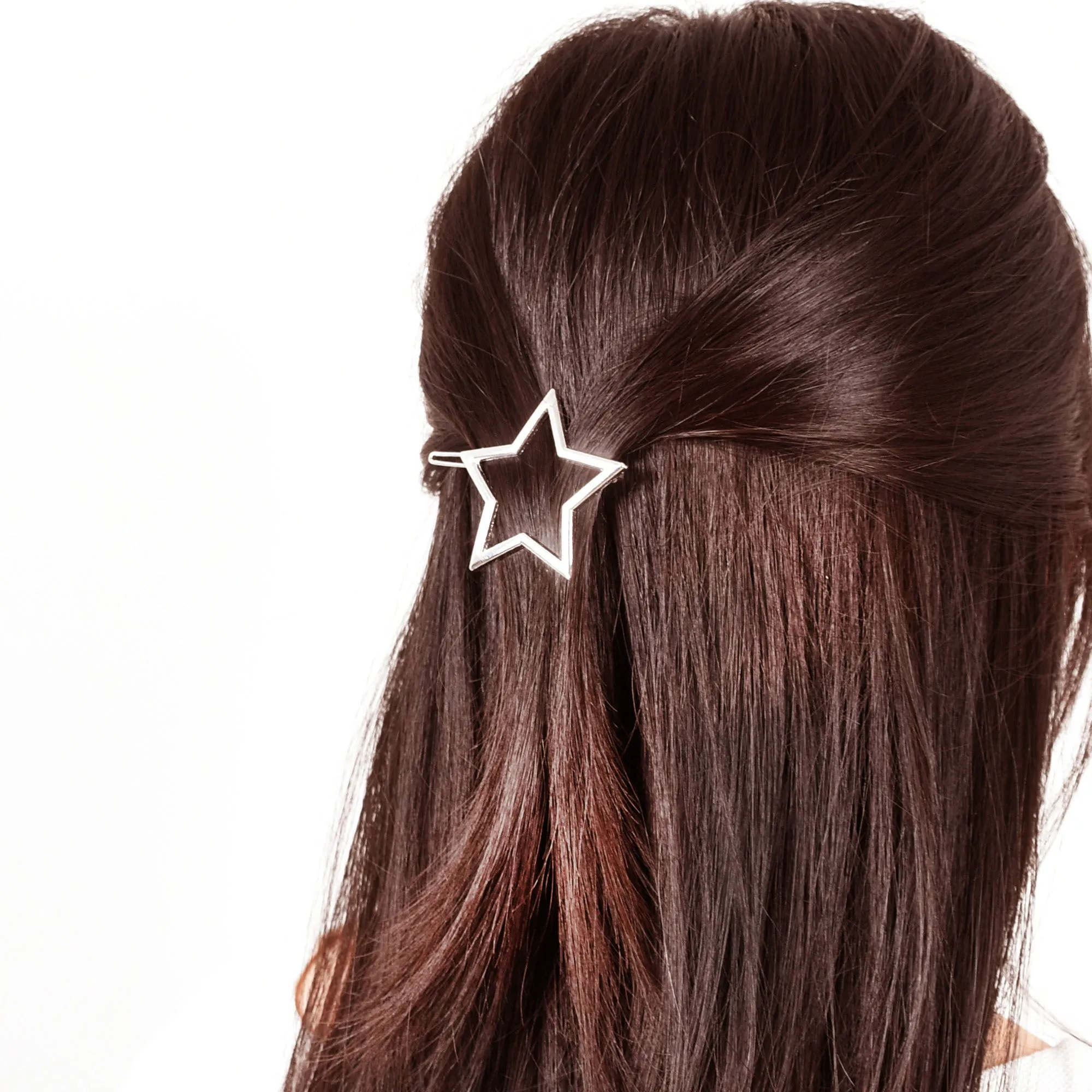 1 3/4" Alloy Circle hair clip Stylish Hair Clip Minimalist Hair Clips Hair star Hair Accessory 5pcs 102910
