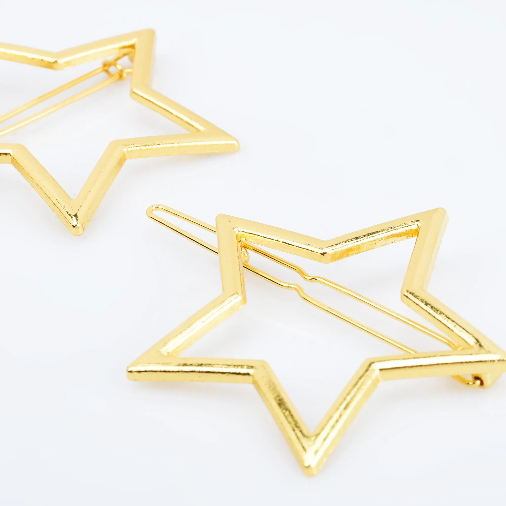 1 3/4" Alloy Circle hair clip Stylish Hair Clip Minimalist Hair Clips Hair star Hair Accessory 5pcs 102910