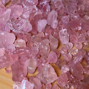 1 kg Natural Raw Rose Quartz Stone | Cabbing Rough
