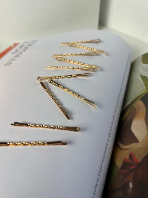 10 PCS Minimalist Gold Bobby Pin Set