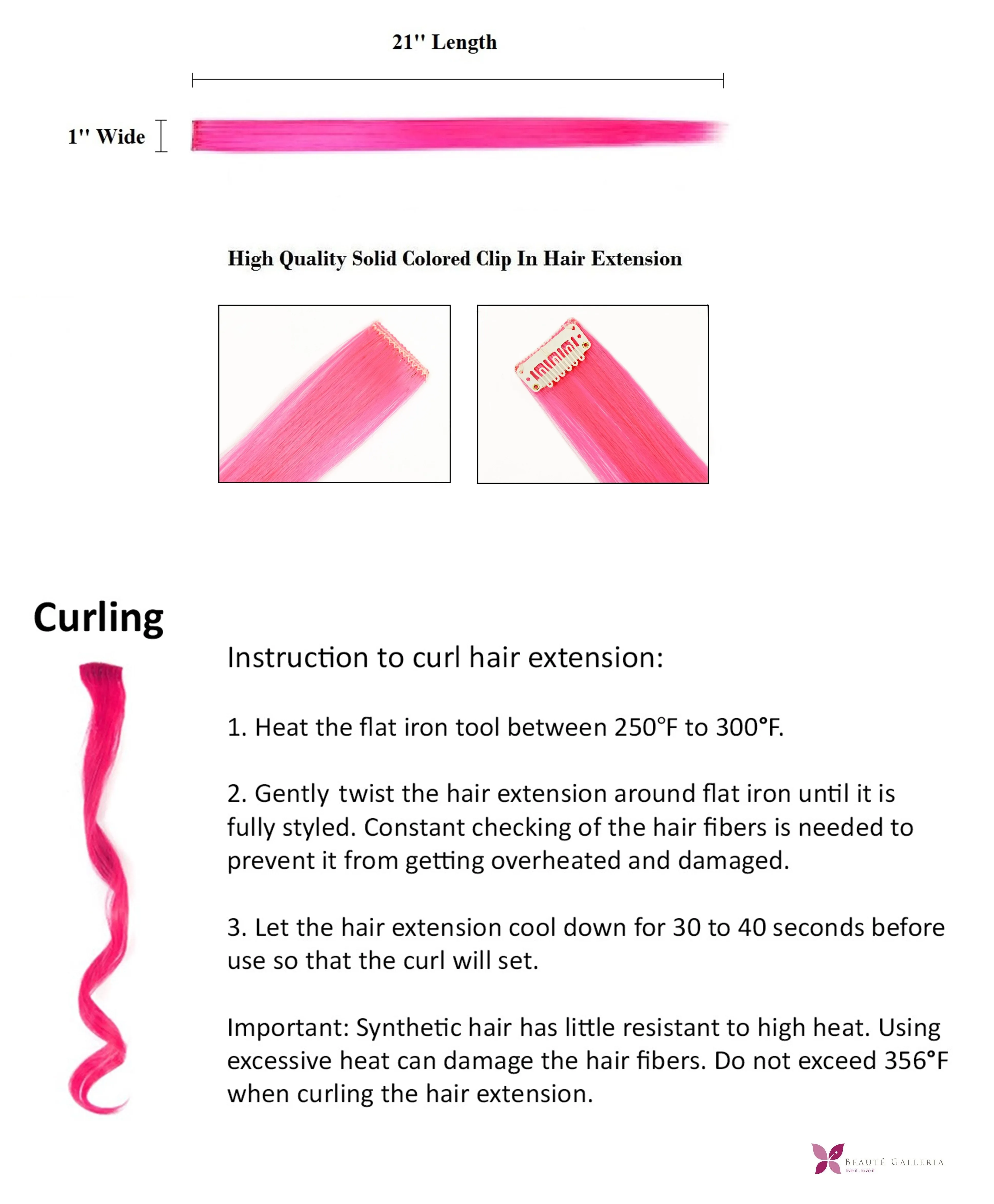 11 Pieces Multi-Color 21 Inches Straight Party Highlights Clip In Synthetic Hair Extensions