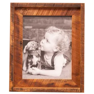 11x14 Reclaimed Wood Frame with Wooden Mat