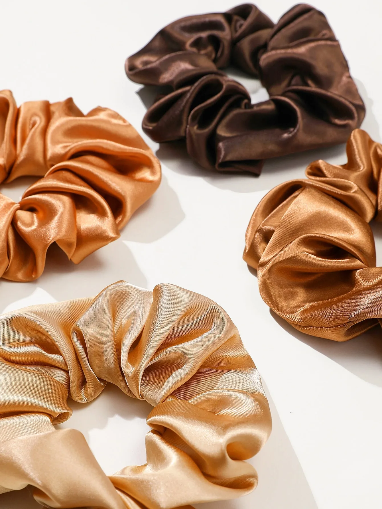 12pcs Minimalist Solid Scrunchie- FD ⚡