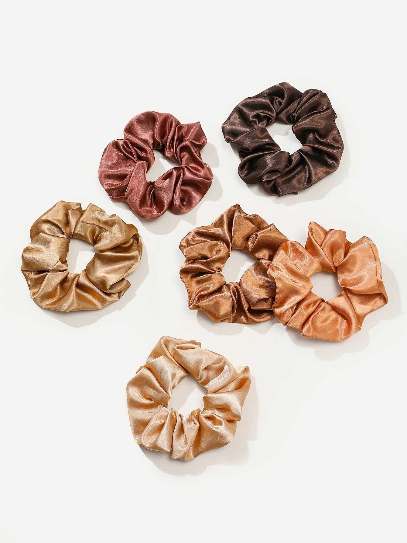 12pcs Minimalist Solid Scrunchie- FD ⚡