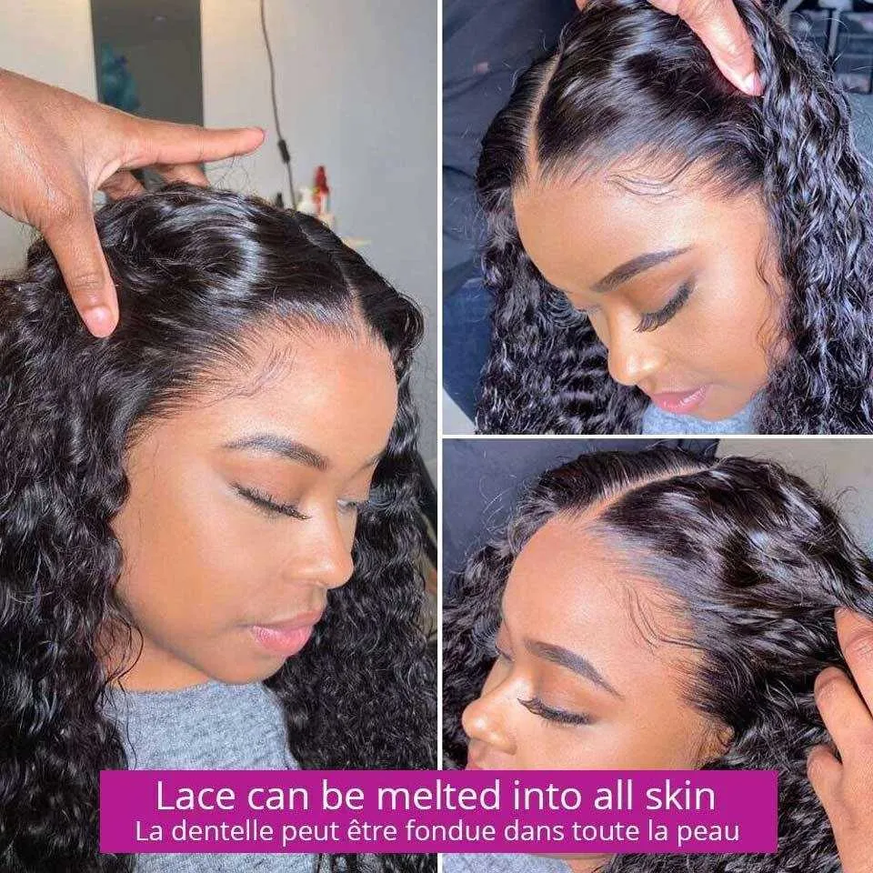13x4/13x6 Transparent Lace Wigs Sdamey Loose Deep Wave Wig