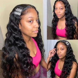 13x4/13x6 Transparent Lace Wigs Sdamey Loose Deep Wave Wig