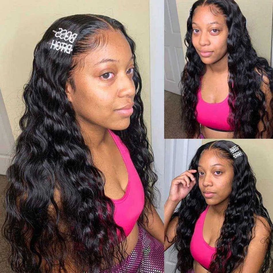 13x4/13x6 Transparent Lace Wigs Sdamey Loose Deep Wave Wig