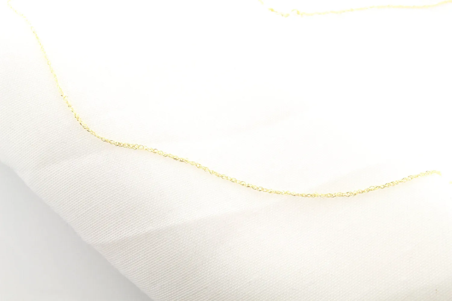 14K Gold Delicate Sparkle Chain Necklace