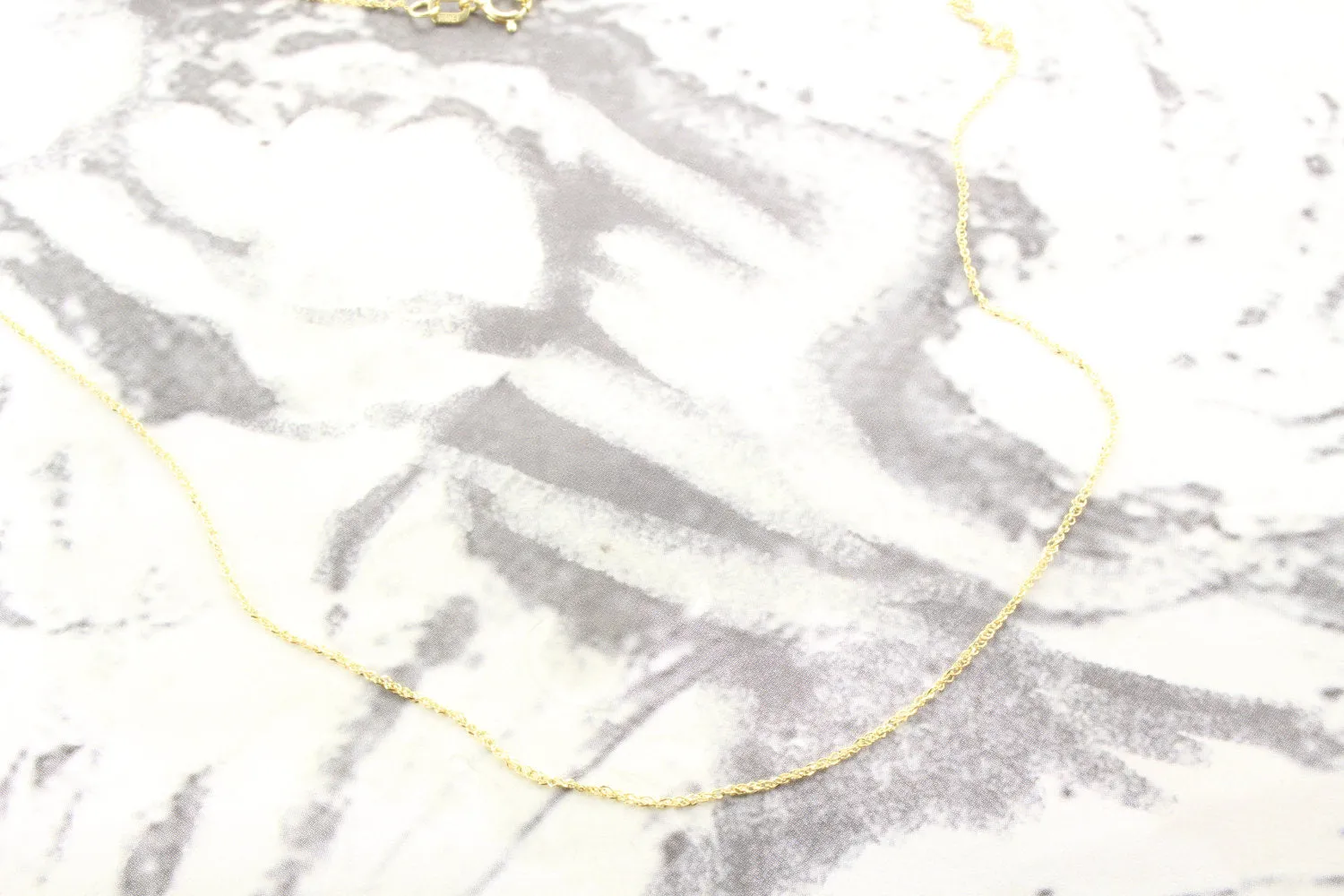 14K Gold Delicate Sparkle Chain Necklace