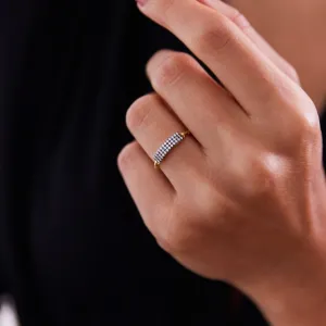 14k Gold Row of Rings