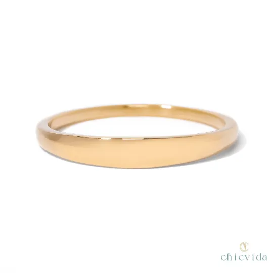 14k Minimalist Gold Ring