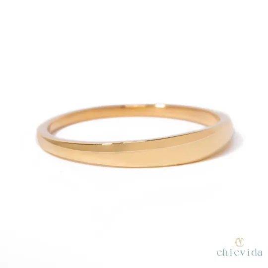 14k Minimalist Gold Ring