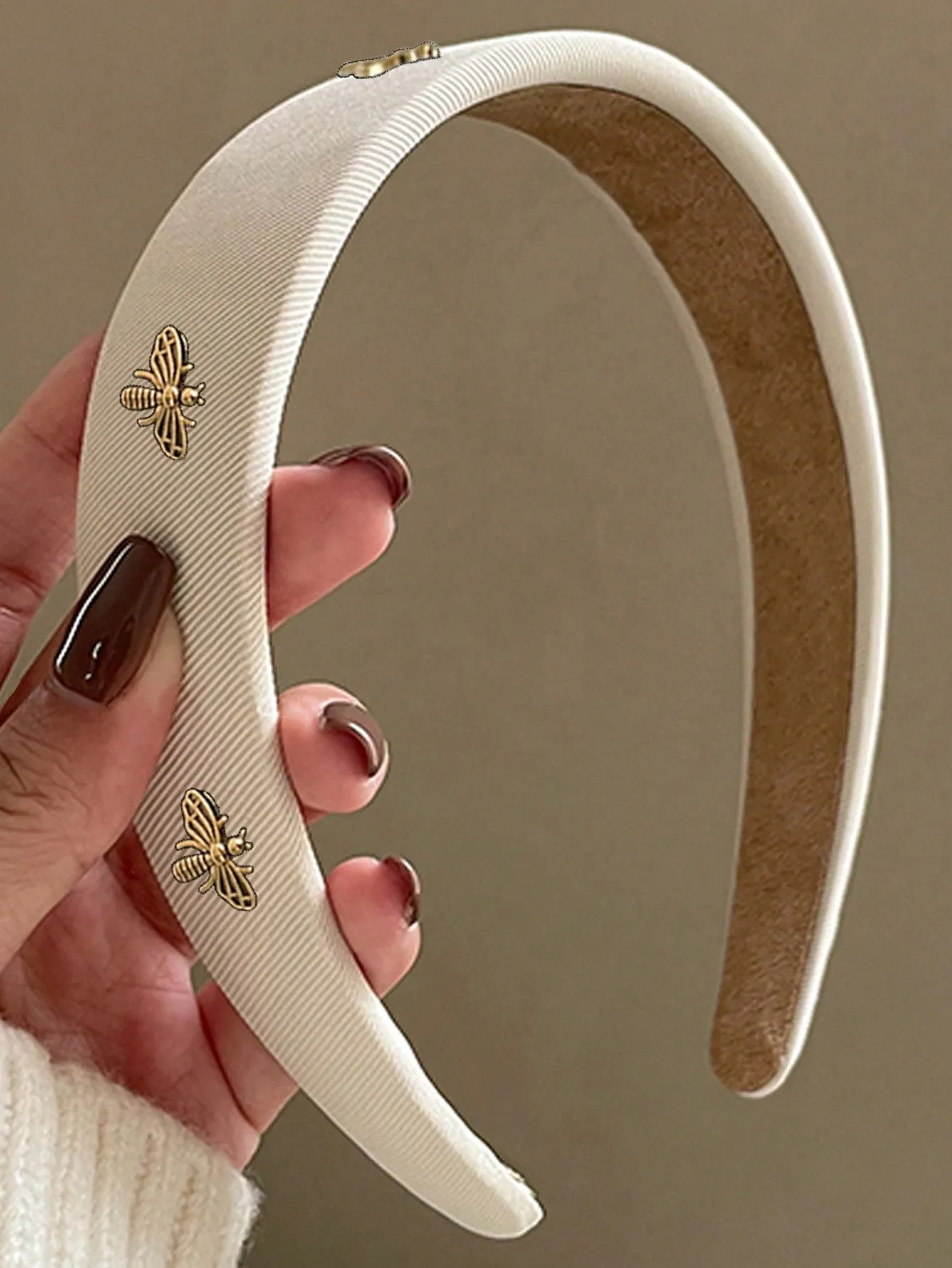1pc Minimalist Velvet Plush Velvet Headband