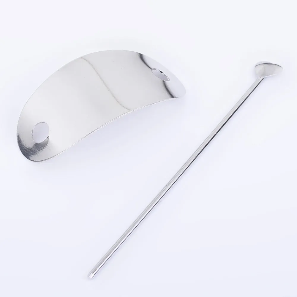 2 3/4" Alloy Glossy Long ellipse piece Geometric hair clip Metal Hair Clip hair slide 1pcs 102600