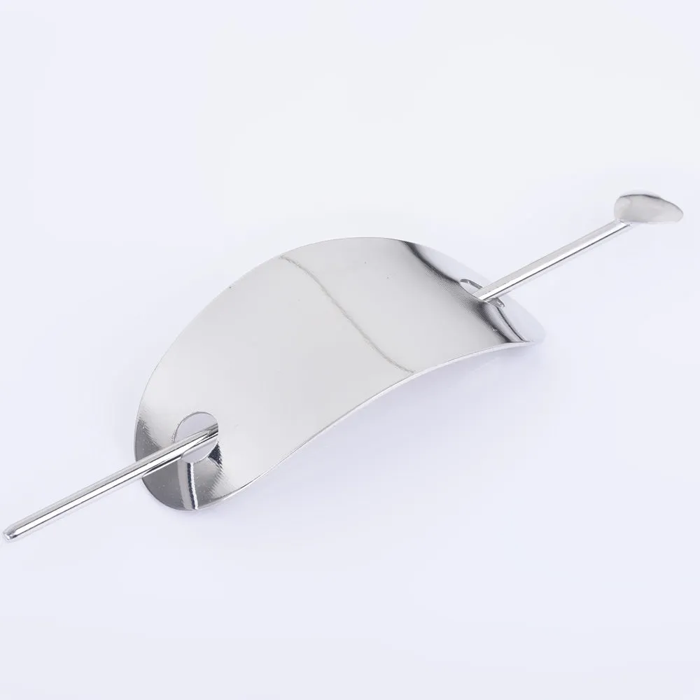 2 3/4" Alloy Glossy Long ellipse piece Geometric hair clip Metal Hair Clip hair slide 1pcs 102600