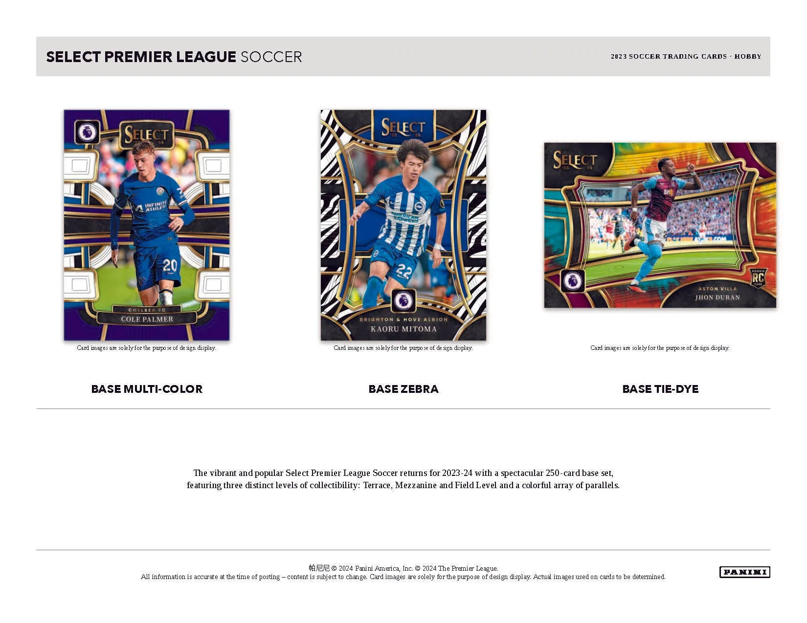 2023-24 Panini Select EPL Soccer Hobby