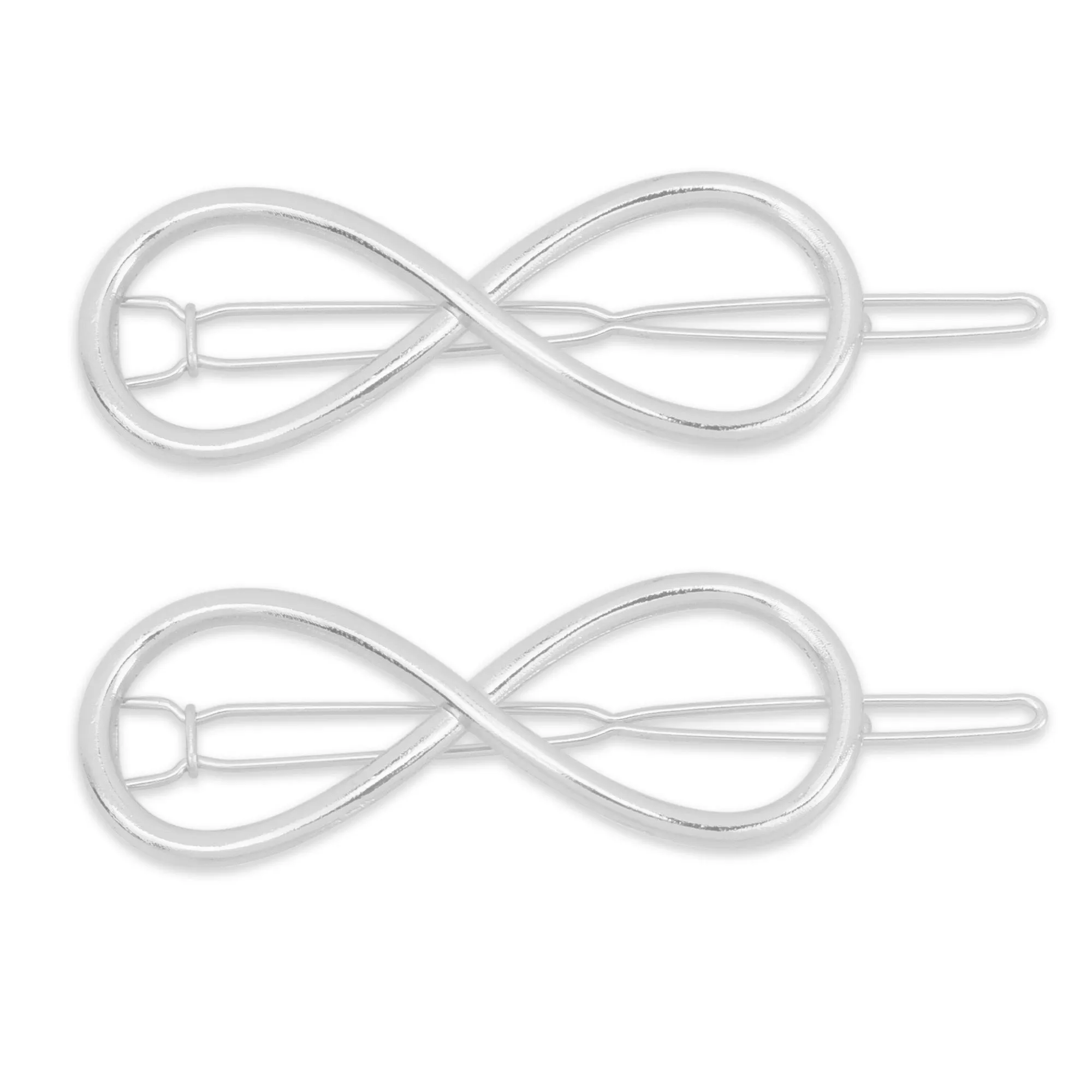 3/4"*2 1/8" Alloy Geometric Hair Clip Barrette Hairpin Hair Slide Minimalist Hair Accessory 5pcs 102916
