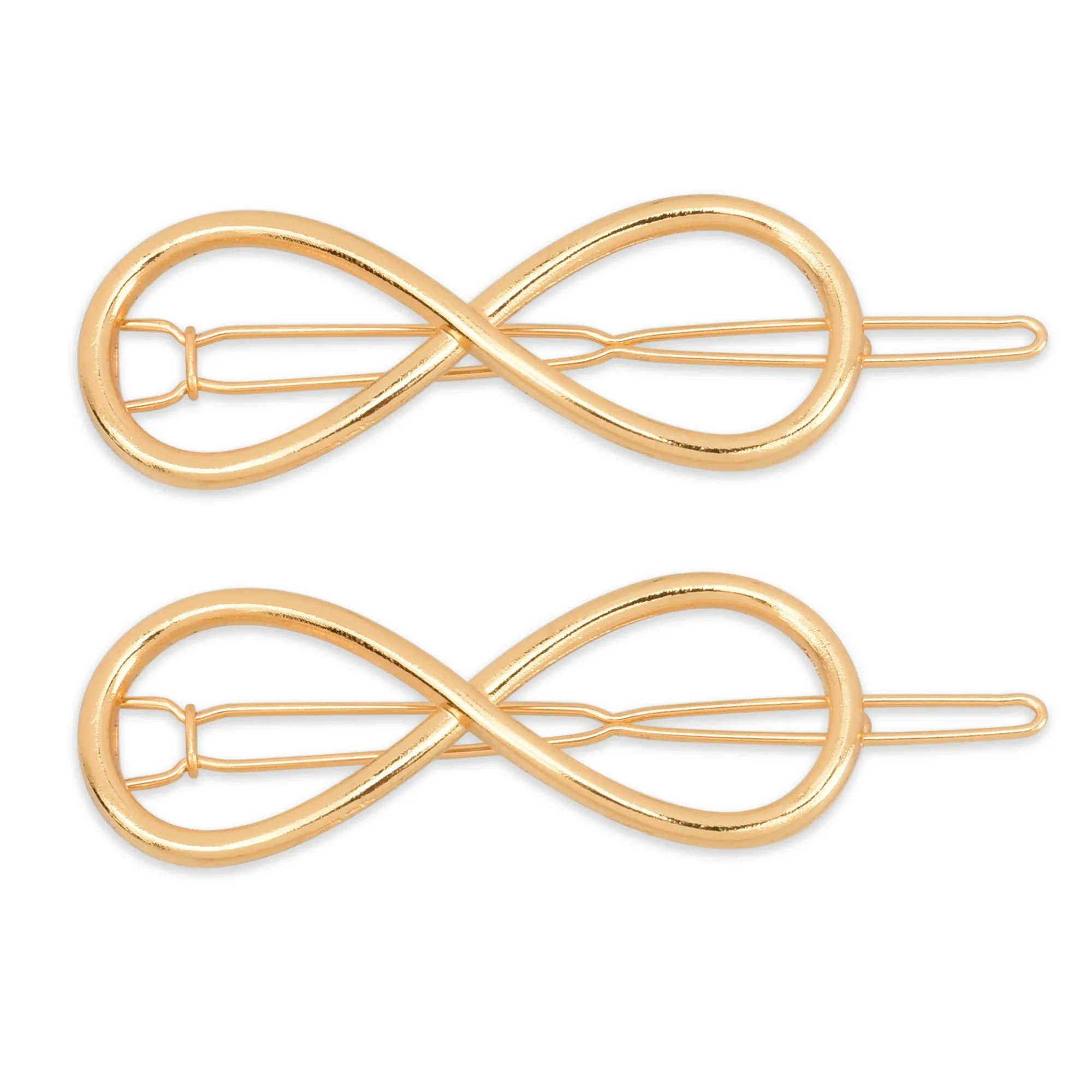 3/4"*2 1/8" Alloy Geometric Hair Clip Barrette Hairpin Hair Slide Minimalist Hair Accessory 5pcs 102916