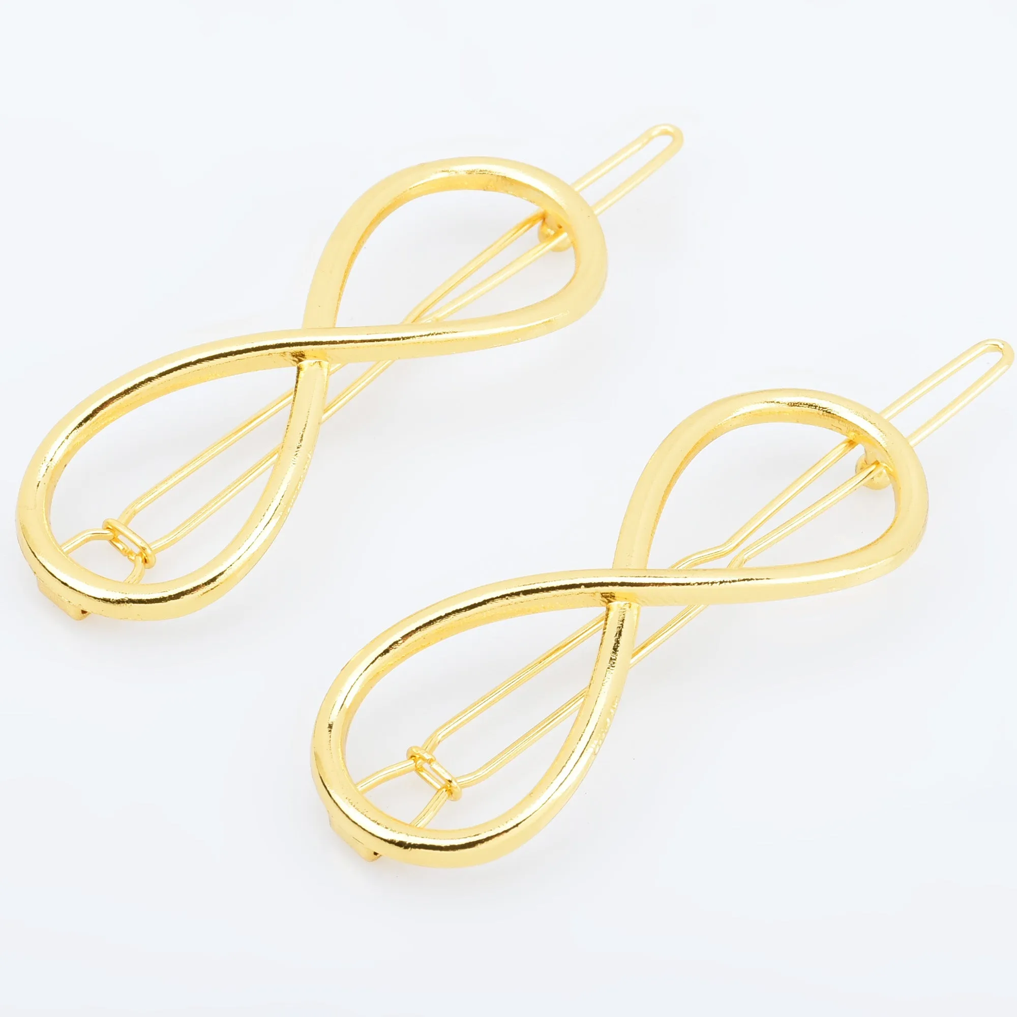 3/4"*2 1/8" Alloy Geometric Hair Clip Barrette Hairpin Hair Slide Minimalist Hair Accessory 5pcs 102916