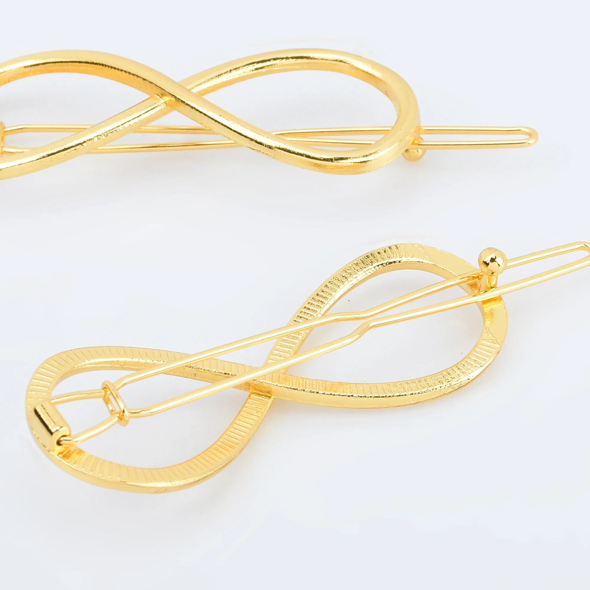 3/4"*2 1/8" Alloy Geometric Hair Clip Barrette Hairpin Hair Slide Minimalist Hair Accessory 5pcs 102916