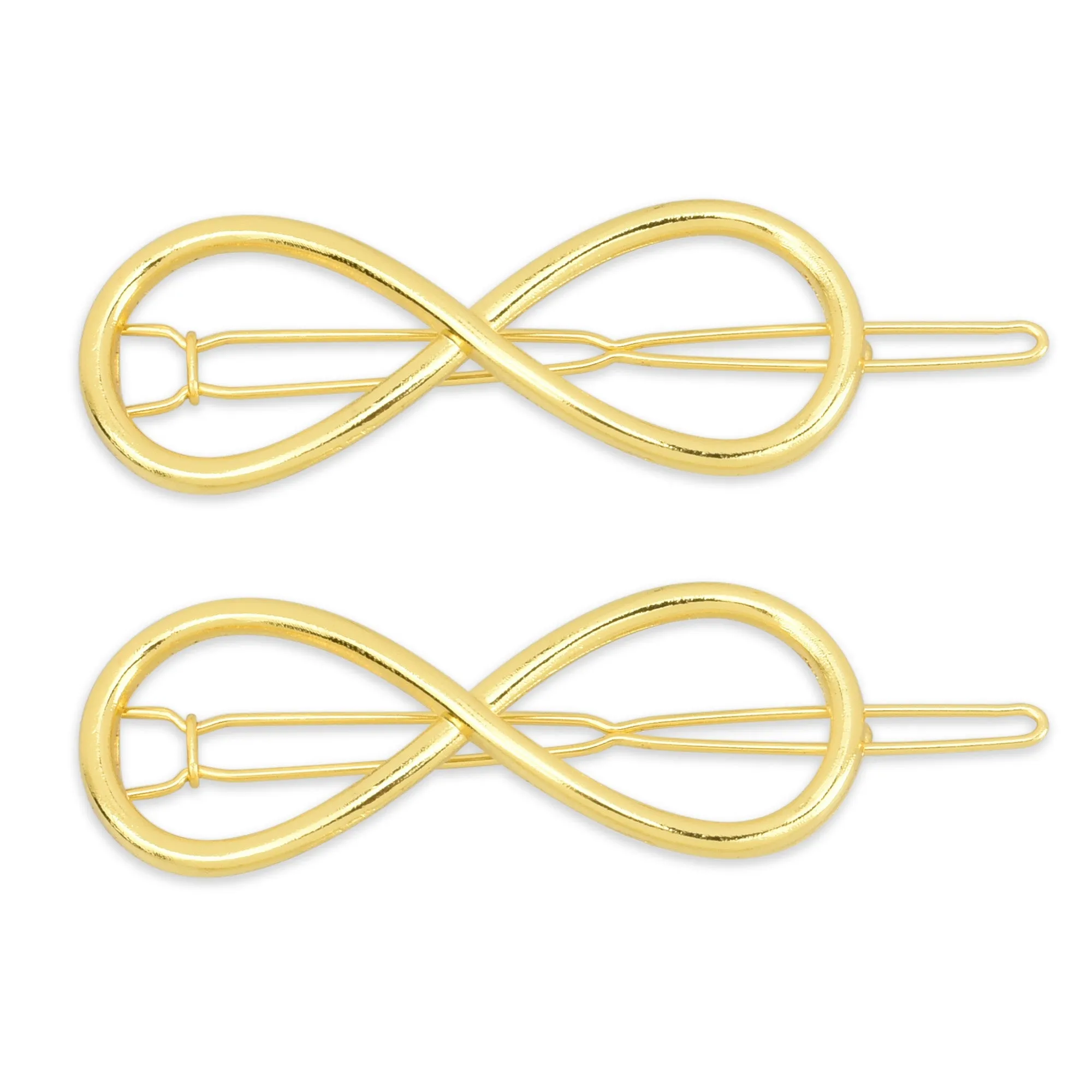 3/4"*2 1/8" Alloy Geometric Hair Clip Barrette Hairpin Hair Slide Minimalist Hair Accessory 5pcs 102916
