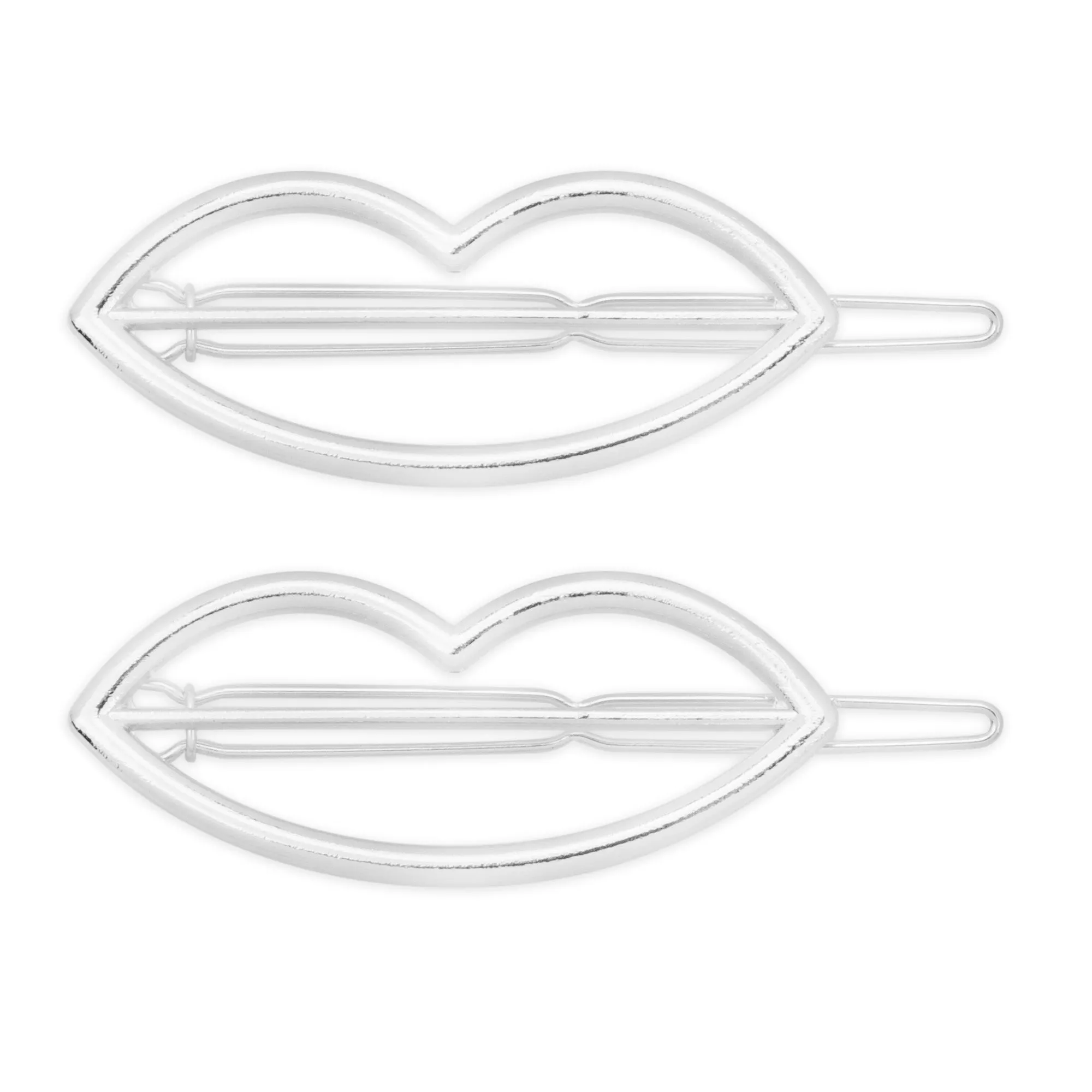 3/4"*2" Alloy Lip Hair Clip hair slide clip Minimalist Hair Barrette Geometric Hair Accessory 5pcs 102913