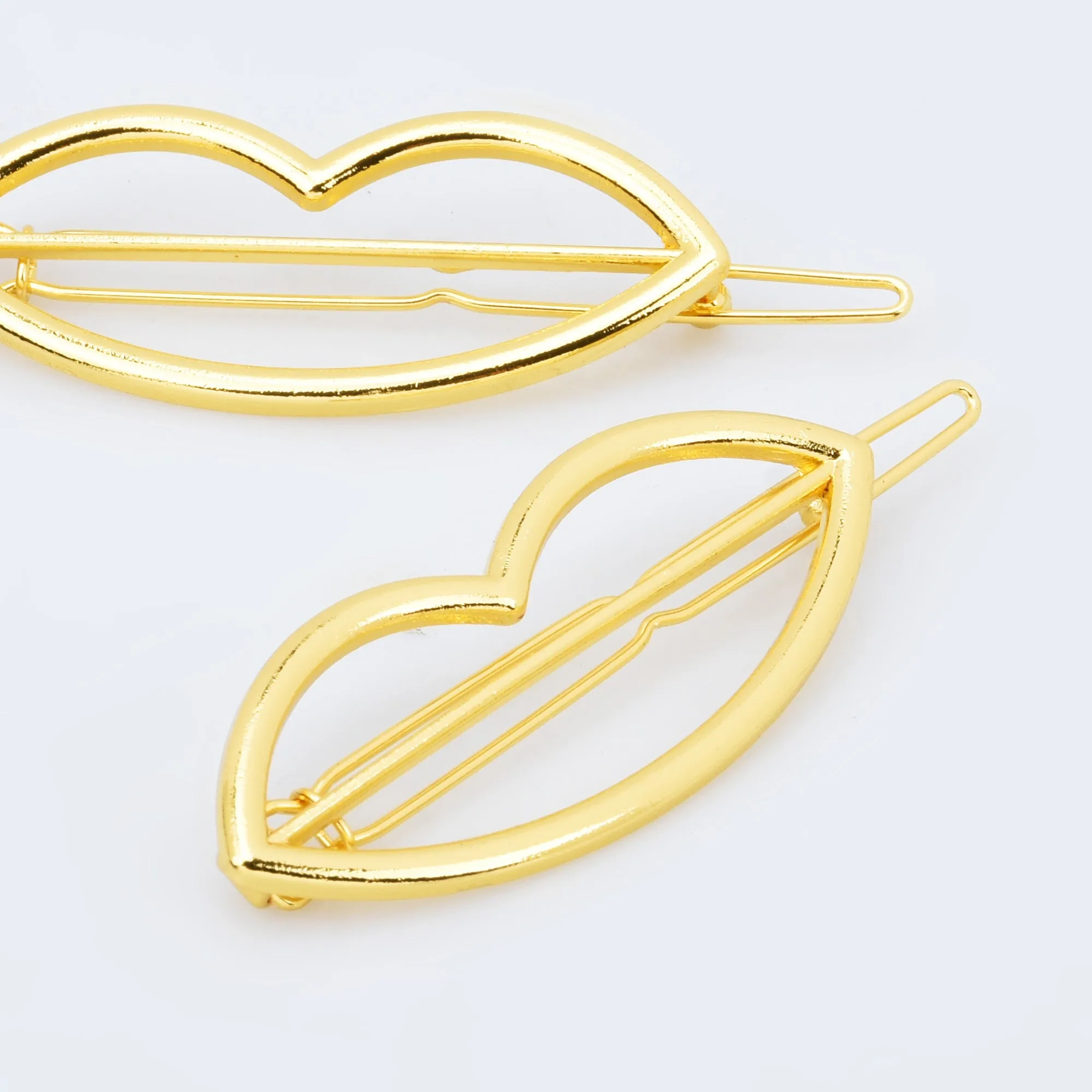 3/4"*2" Alloy Lip Hair Clip hair slide clip Minimalist Hair Barrette Geometric Hair Accessory 5pcs 102913