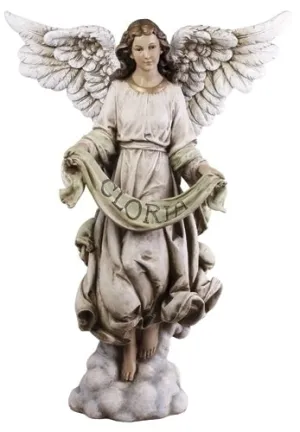 39" Scale Color Gloria Angel 41" H for Nativity 35020