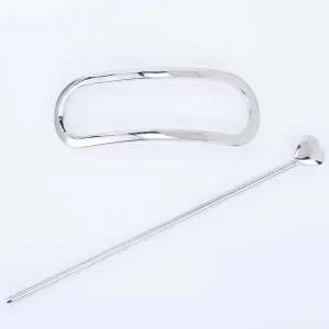 3" Glossy Oval Minimalist Hair Clip Minimalist hair accessories Hair barrette Hair Slide hairpin 1pcs 102599