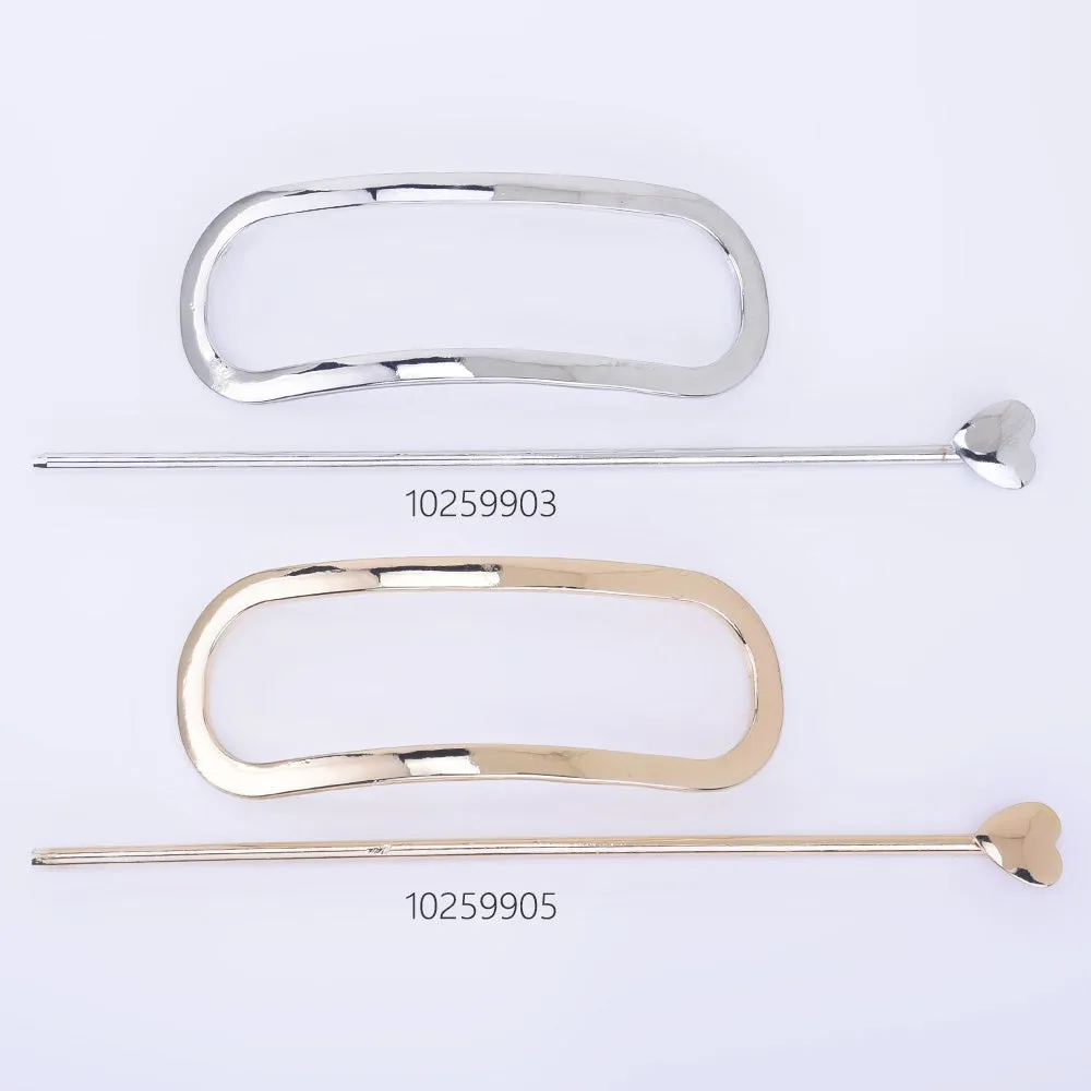3" Glossy Oval Minimalist Hair Clip Minimalist hair accessories Hair barrette Hair Slide hairpin 1pcs 102599
