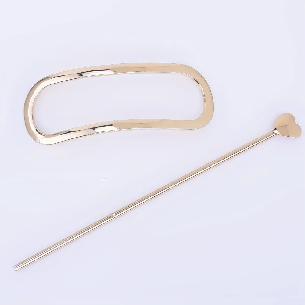 3" Glossy Oval Minimalist Hair Clip Minimalist hair accessories Hair barrette Hair Slide hairpin 1pcs 102599