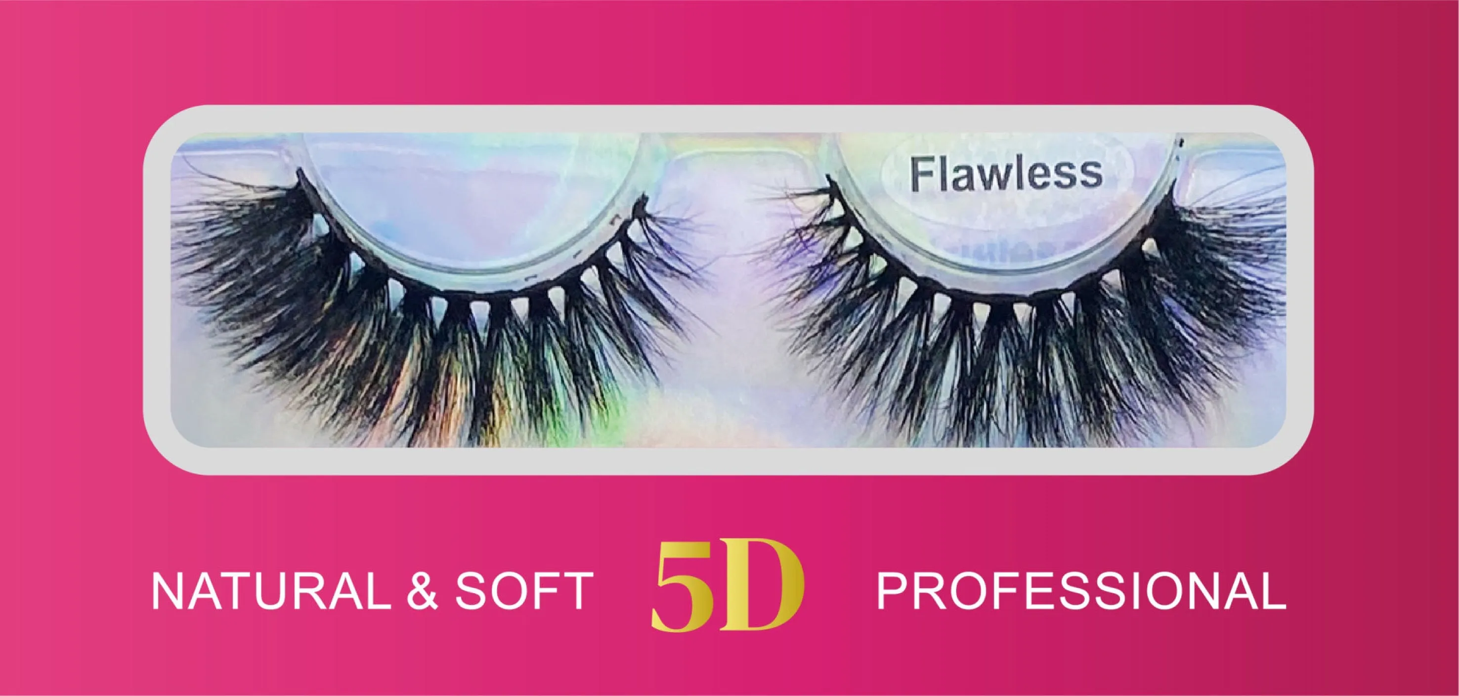 5D Luxury Mink Eyelashes : FLAWLESS