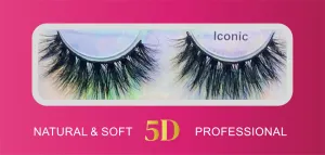 5D Luxury Mink Eyelashes - ICONIC