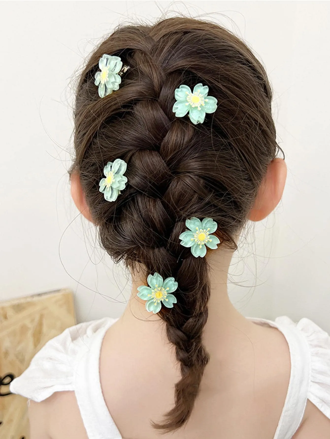 5pcs Women Flower Decor Hair Clip- FD ⚡