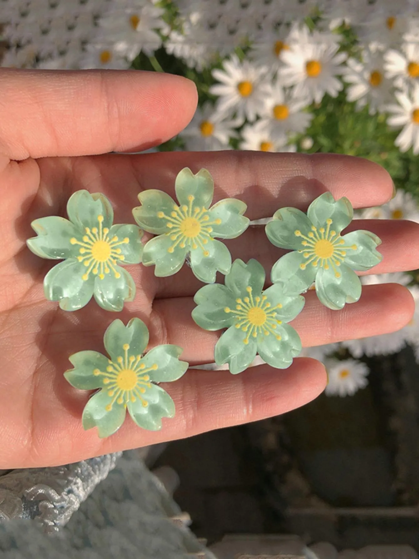 5pcs Women Flower Decor Hair Clip- FD ⚡