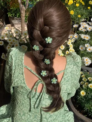 5pcs Women Flower Decor Hair Clip- FD ⚡