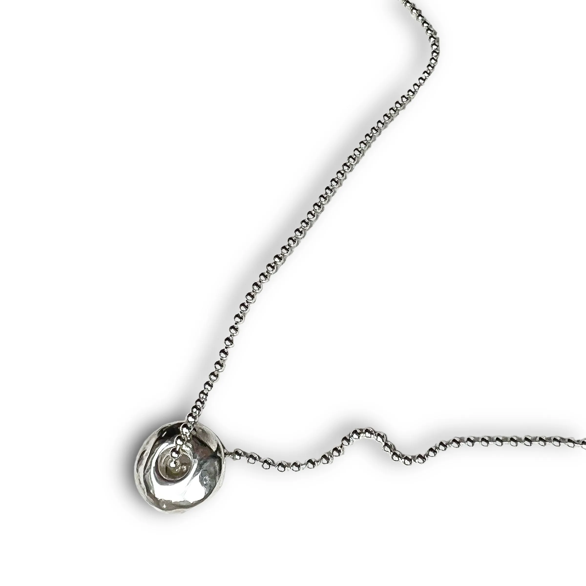 Abacus Bead - Silver