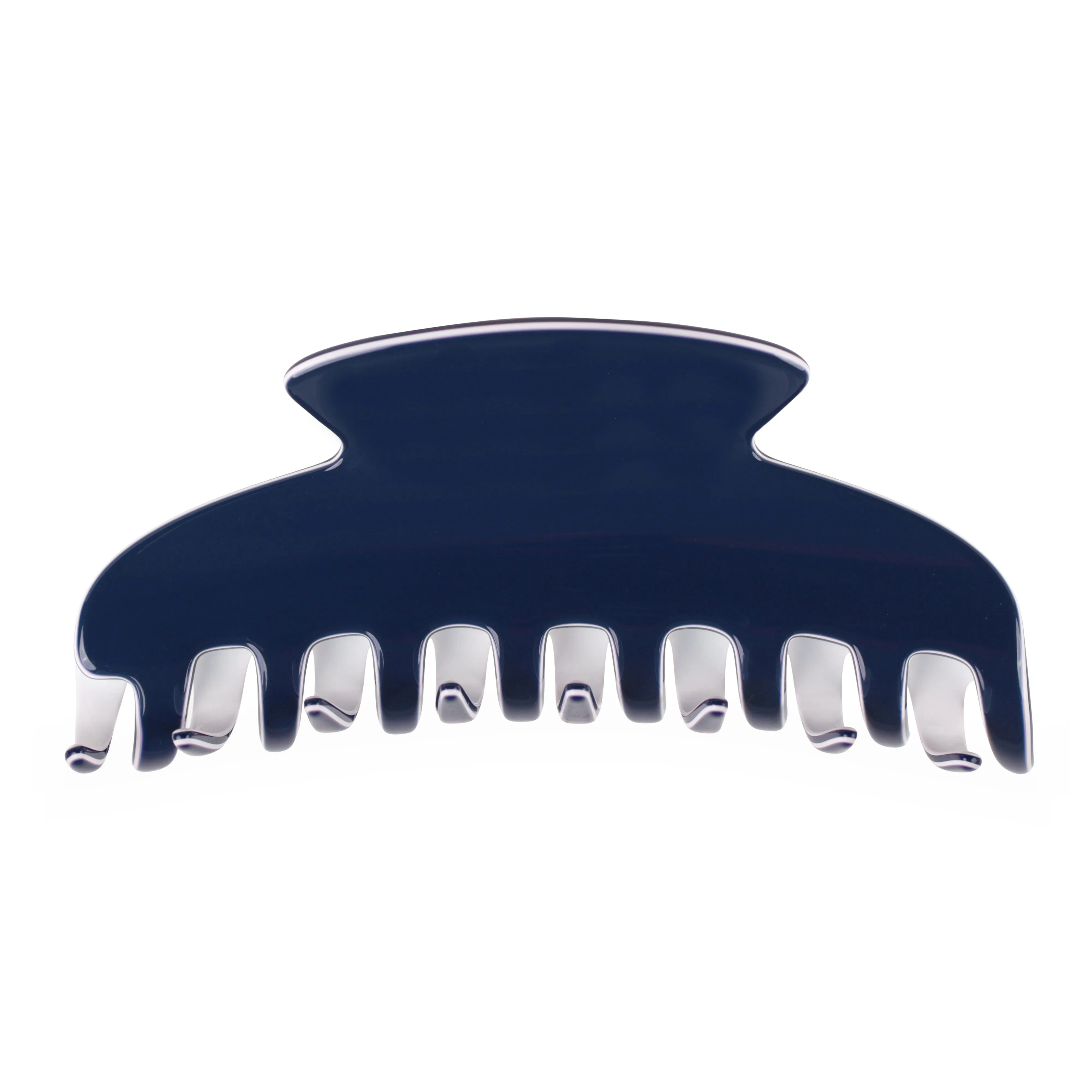 Abrielle Extra Large Navy Claw Clip