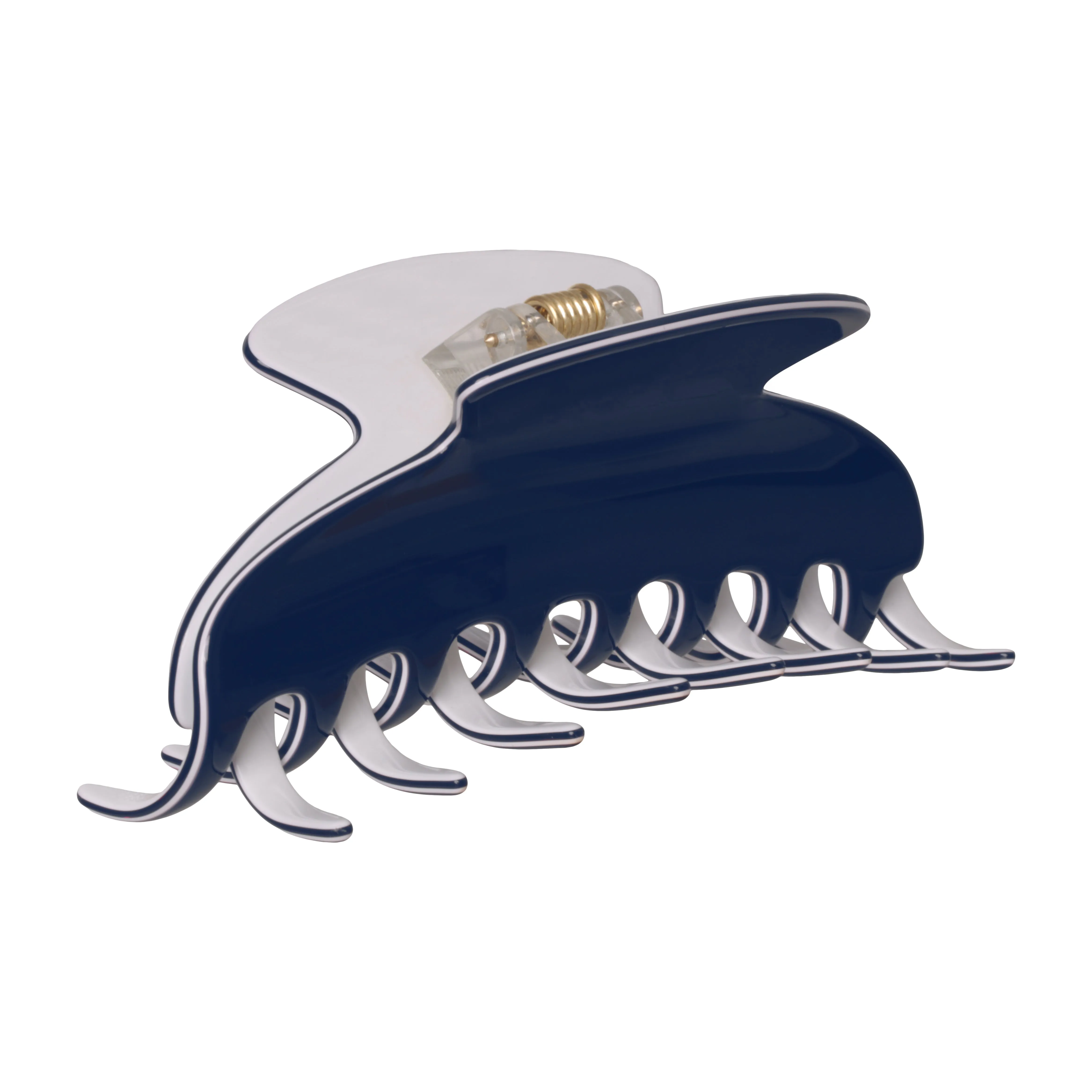 Abrielle Extra Large Navy Claw Clip