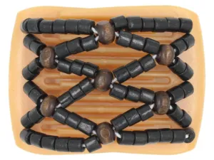 African Butterfly LadyBug Hair Comb - Blonde Pearl 35