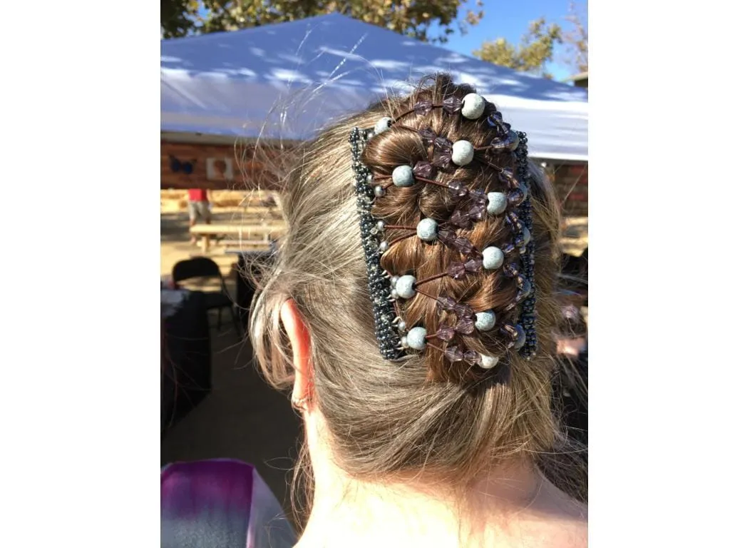 African Butterfly Wire Hair Clip - 11 Tong 417