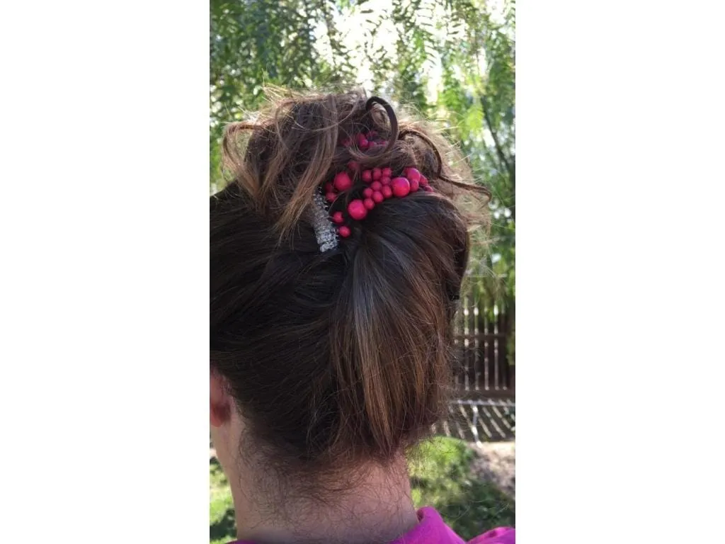 African Butterfly Wire Hair Clip - 7 Tong 531