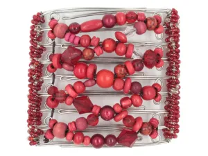 African Butterfly Wire Hair Clip - 9 Tong 641