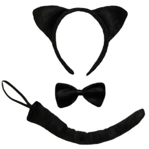 Animal Set - 3 piece - Black Cat